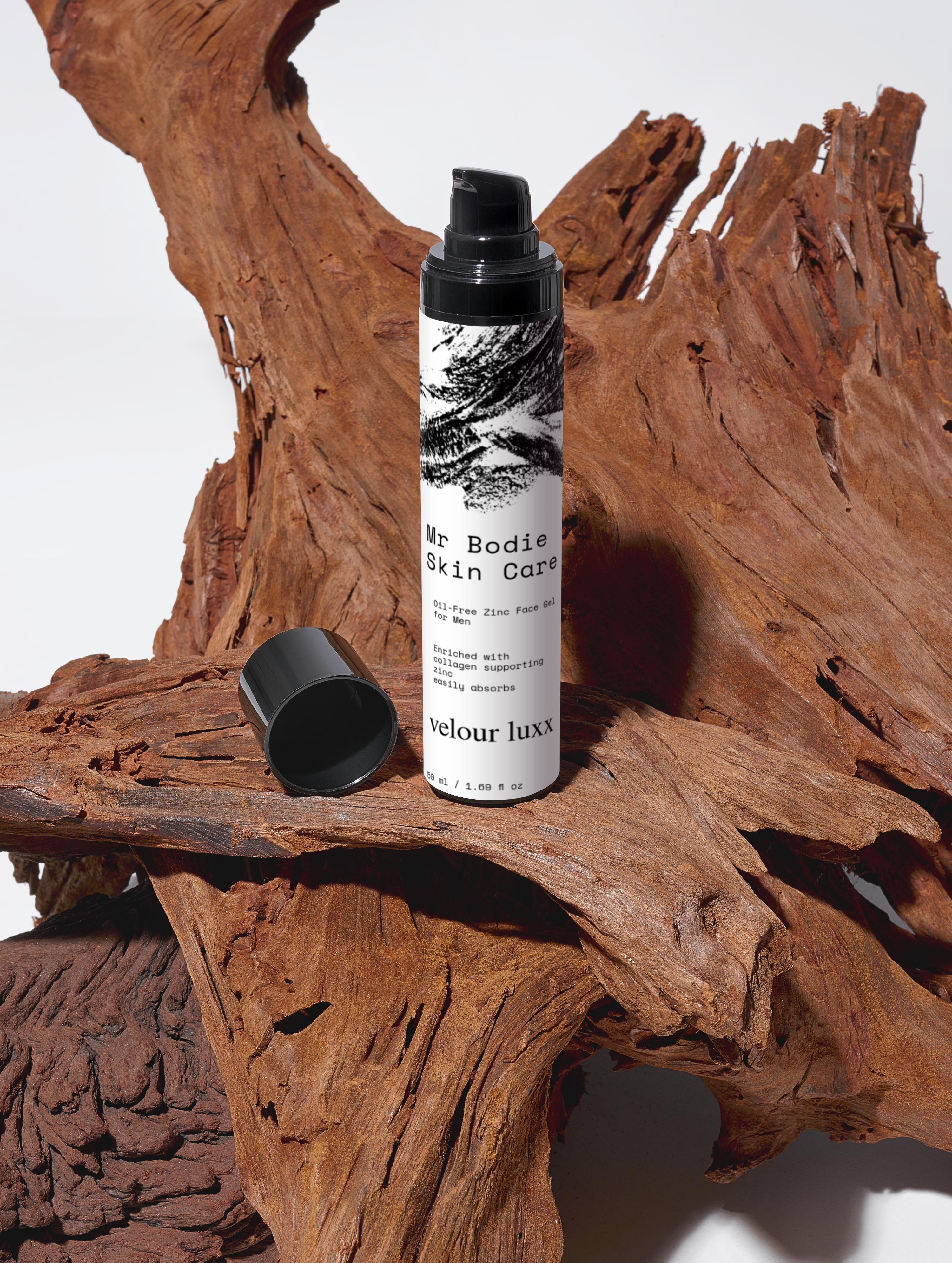 Oil-Free Zinc Face Gel for Men – LUXX NOIRE' SKINCARE BY VELOUR LUXX