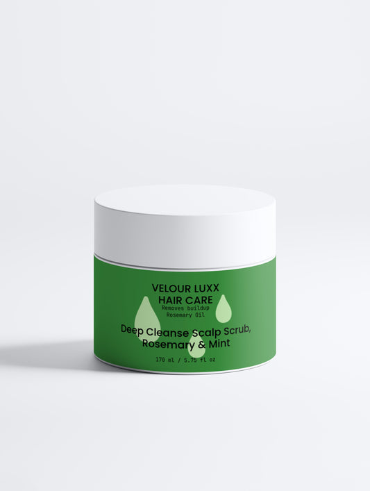 Deep Cleanse Scalp Scrub, Rosemary & Mint