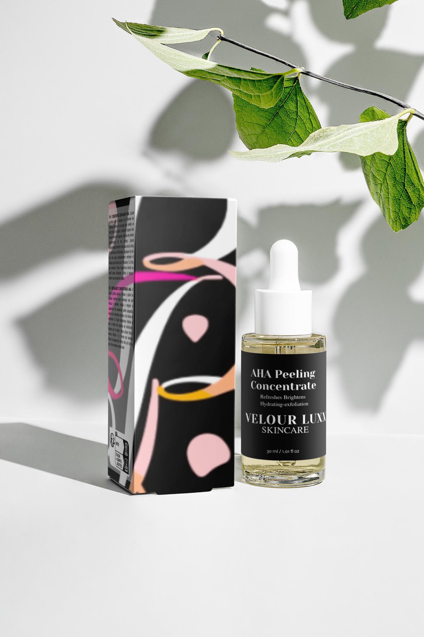 AHA Peeling Concentrate works good alone (combined this product with products in description)